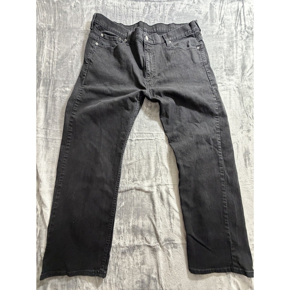 Levi 569 Loose Straight Fit Black Jeans Men's 40x30 (labels 40x32)